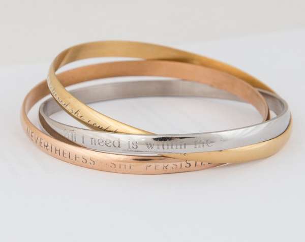 Bracelet With Personalised Message