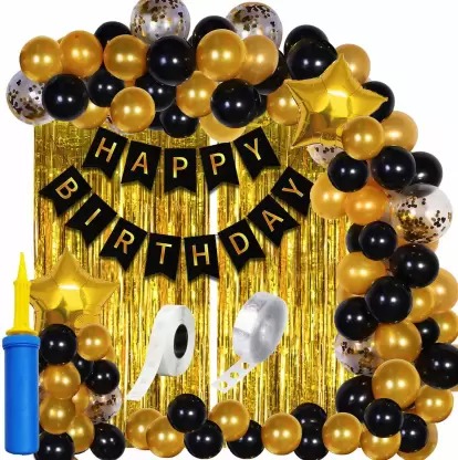 Lazer Happy Birthday Decoration Kit Combo