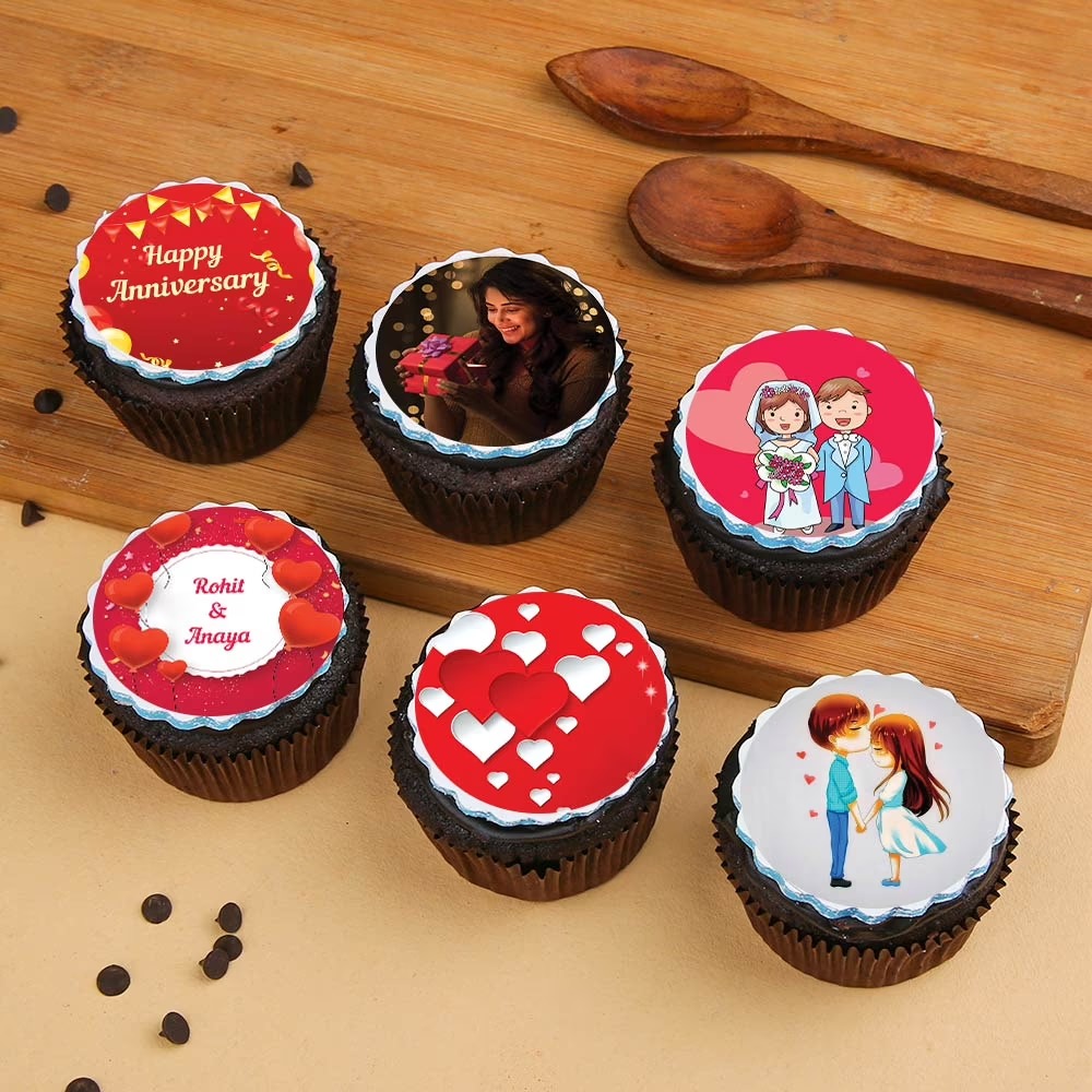   Anniversary Cupcakes Set